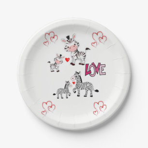Valentinstag der Teller