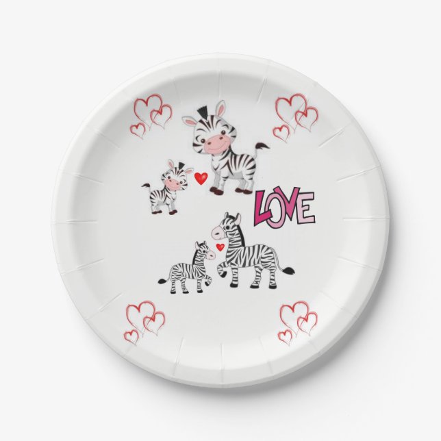 Valentinstag der Teller (Vorderseite)