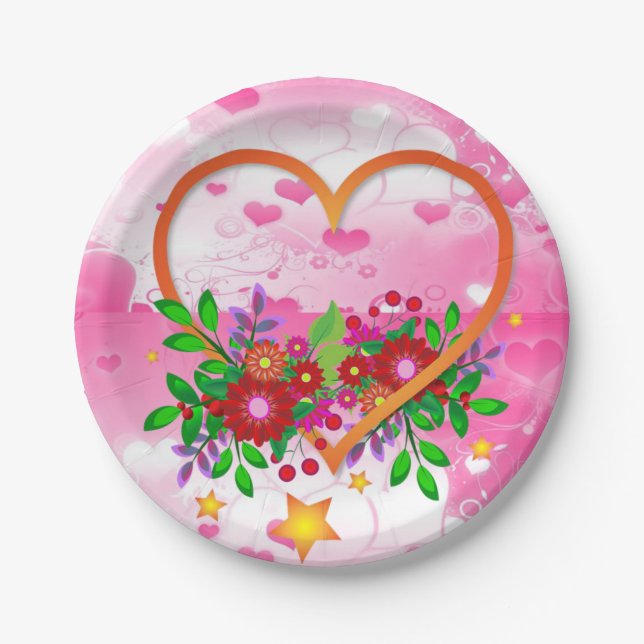 Valentinstag der Teller (Vorderseite)