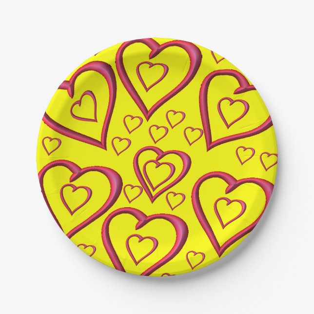 Valentinstag der Teller (Vorderseite)