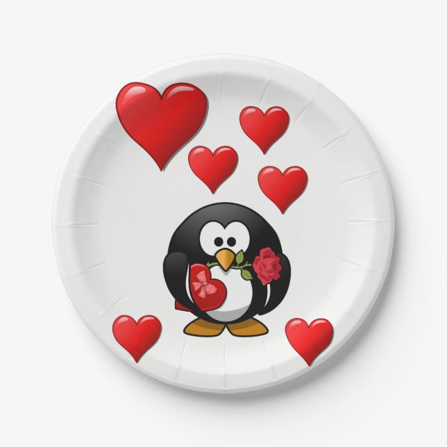 Valentinstag der Teller (Vorderseite)