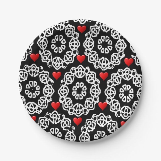 Valentinstag der Teller (Vorderseite)