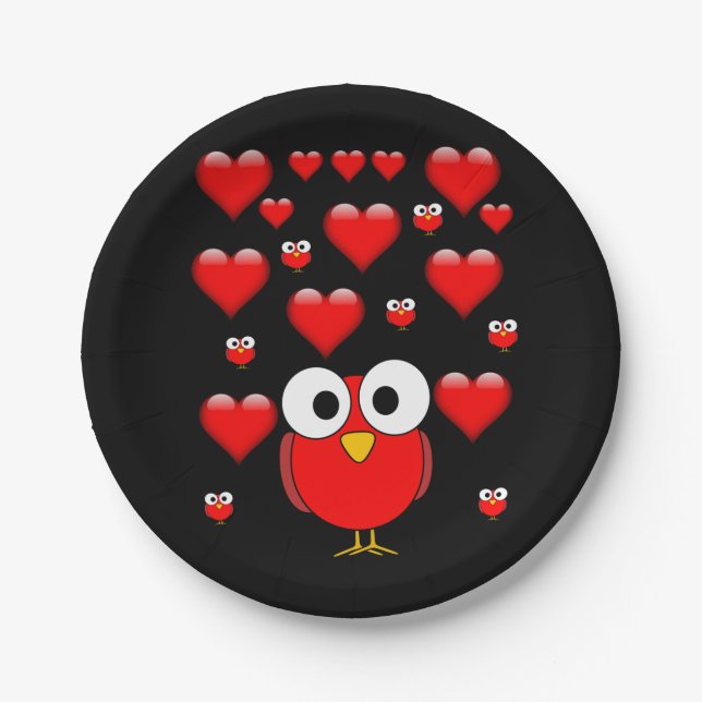 Valentinstag der Teller (Vorderseite)