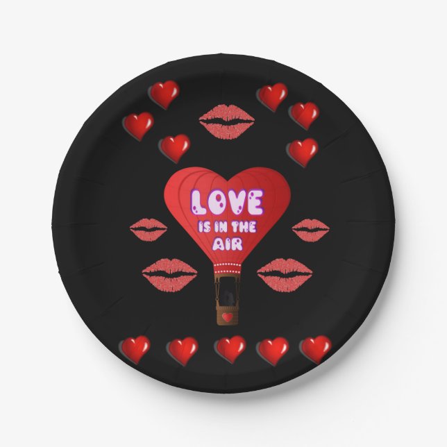 Valentinstag der Teller (Vorderseite)
