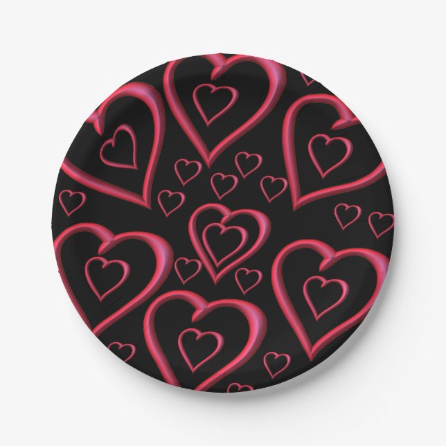 Valentinstag der Teller (Vorderseite)
