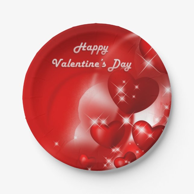 Valentinstag der Teller (Vorderseite)