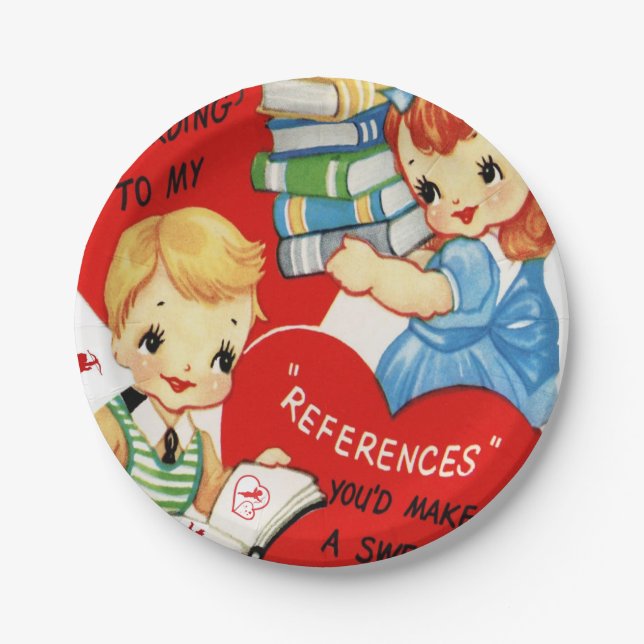 Valentinstag der Teller (Vorderseite)