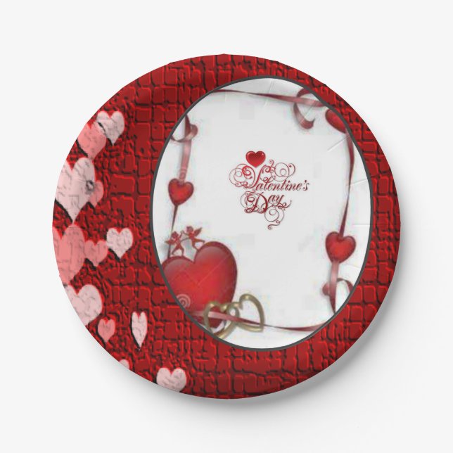 Valentinstag der Teller (Vorderseite)