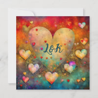 Valentinstag des abstrakten Herzens peresonalisier