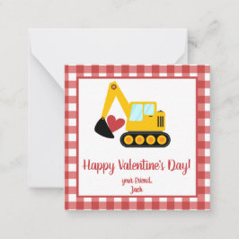Valentinstag des Ausgrabens Mitteilungskarte