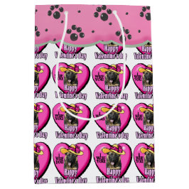 Valentinstag des Deutschen Hirten Mittlere Geschenktüte