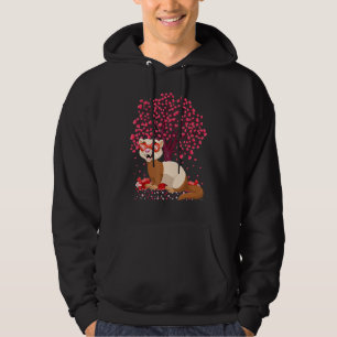 Valentinstag des Ferret Hoodie