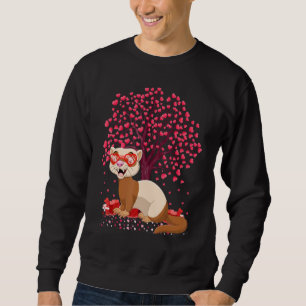 Valentinstag des Ferret Sweatshirt