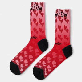 Valentinstag des Herzens Socken