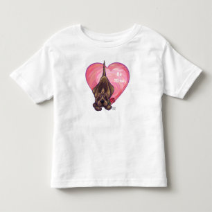 Valentinstag des Hundes Kleinkind T-shirt