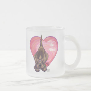Valentinstag des Hundes Mattglastasse
