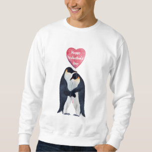 Valentinstag des Kaisers Pinguins  Sweatshirt