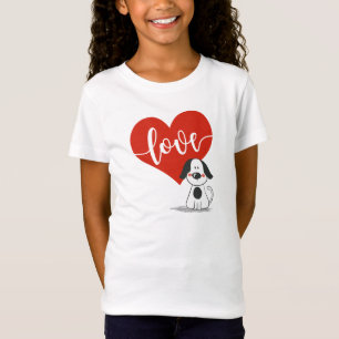 Valentinstag des niedlichen Hundes T-Shirt