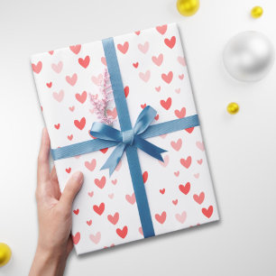 Valentinstag des niedlichen Roten Herzens Geschenkpapier