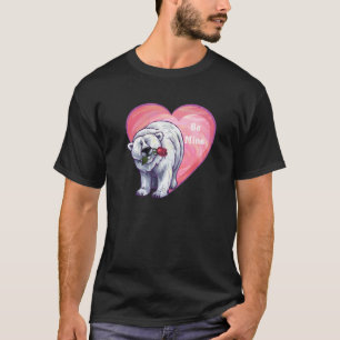 Valentinstag des Polarbären T-Shirt