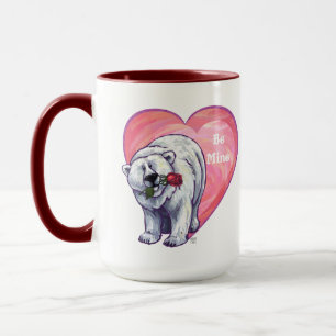 Valentinstag des Polarbären Tasse