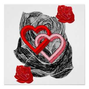 Valentinstag des Posters Poster