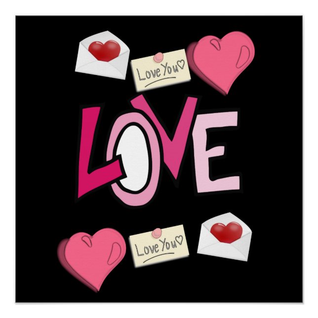 Valentinstag des Posters Poster (Vorderseite)