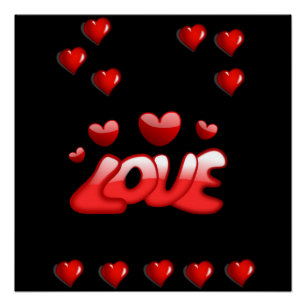 Valentinstag des Posters Poster