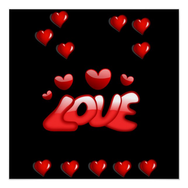 Valentinstag des Posters Poster (Vorderseite)