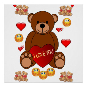 Valentinstag des Posters Poster