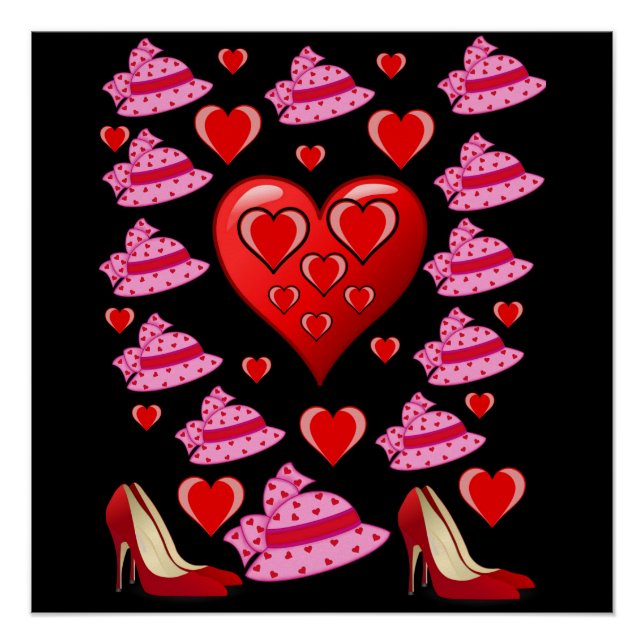 Valentinstag des Posters Poster (Vorderseite)