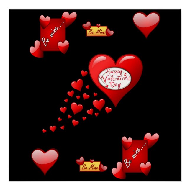 Valentinstag des Posters Poster (Vorderseite)
