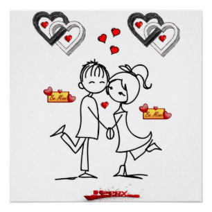 Valentinstag des Posters Poster