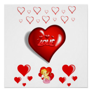 Valentinstag des Posters Poster