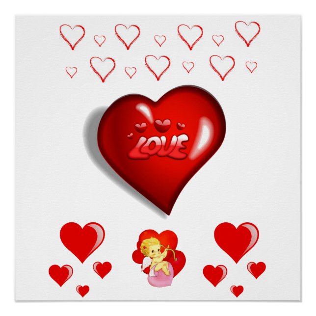 Valentinstag des Posters Poster (Vorderseite)