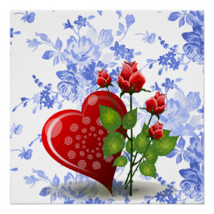 Valentinstag des Posters Poster