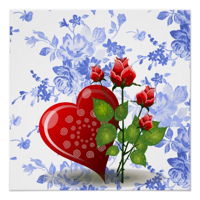 Valentinstag des Posters Poster (Vorderseite)