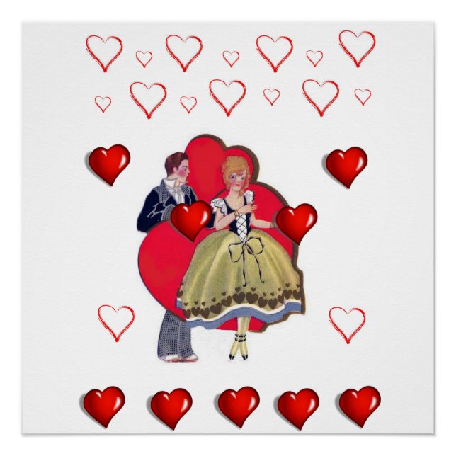 Valentinstag des Posters Poster (Vorderseite)