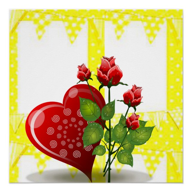 Valentinstag des Posters Poster (Vorderseite)