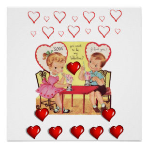 Valentinstag des Posters Poster