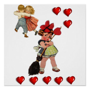 Valentinstag des Posters Poster