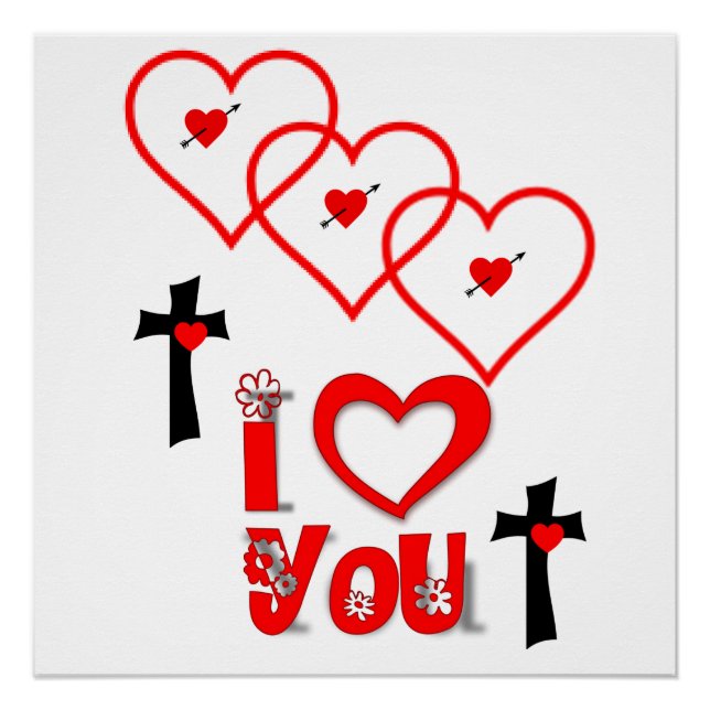 Valentinstag des Posters Poster (Vorderseite)