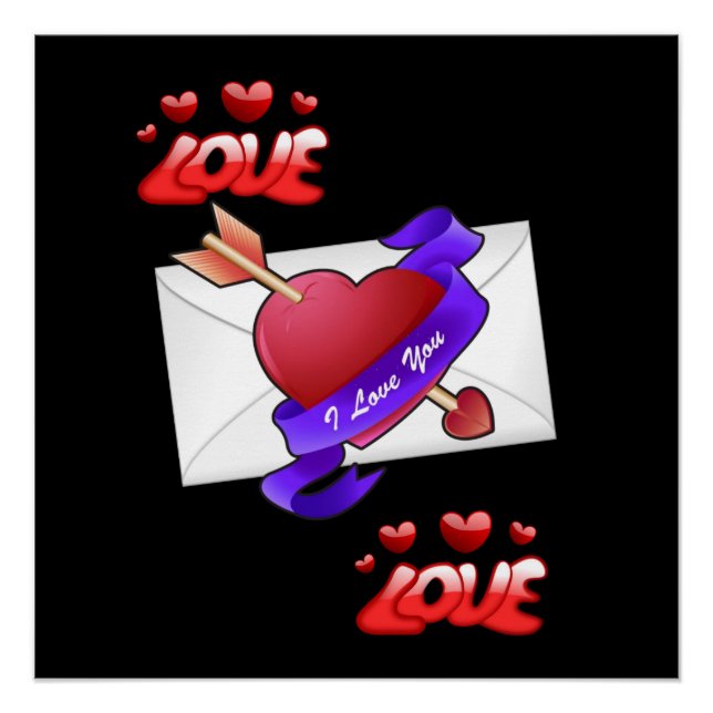 Valentinstag des Posters Poster (Vorderseite)