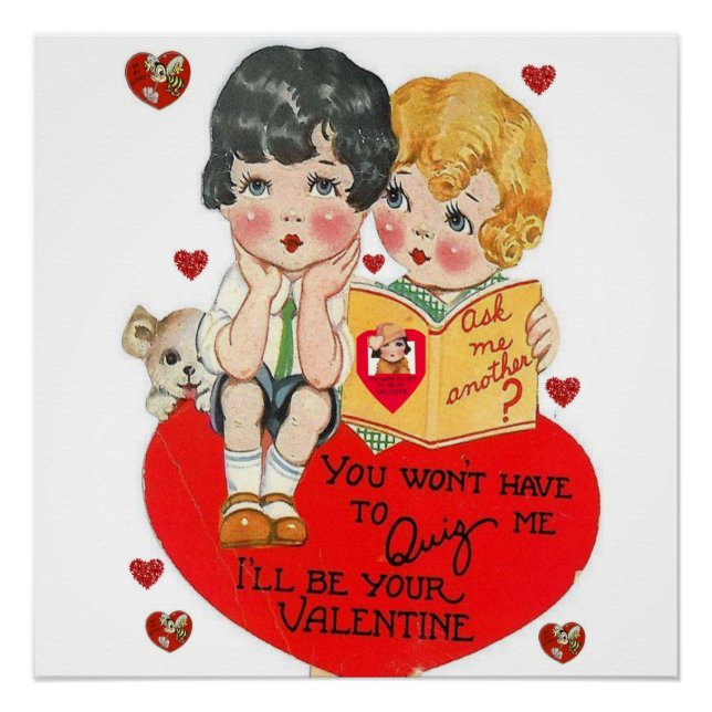 Valentinstag des Posters Poster (Vorderseite)