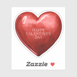 Valentinstag des Vintagen Aufkleber