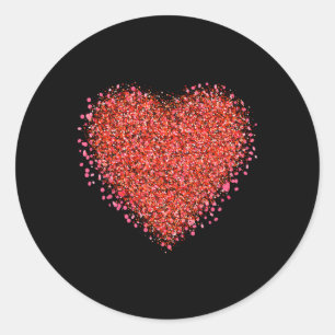 Valentinstag-Designs2  Runder Aufkleber