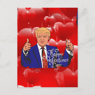 Valentinstag Donald Trump Feiertagspostkarte