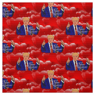 Valentinstag Donald Trumpf Stoff