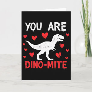 Valentinstag Du bist dino-mäßig lustig Dinosaurier Karte
