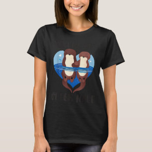Valentinstag Du bist meine Otter-Hälfte Liebeswitz T-Shirt